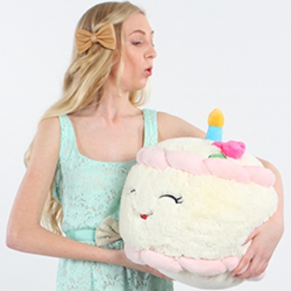 Squishable Birthday Cake Plush Stuffed Animal Toy